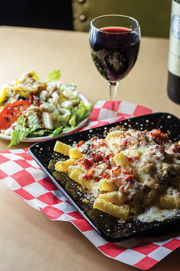 Franco's Tavola Calda signature dishes Lasagna al FornoOsso BucoVeal SaltimboccaCalamari Fritti